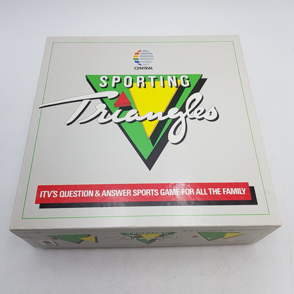 Vintage SPORTING TRIANGLES (1987) ITV Sport Family Quiz Game [VG+] Complete | Image 1