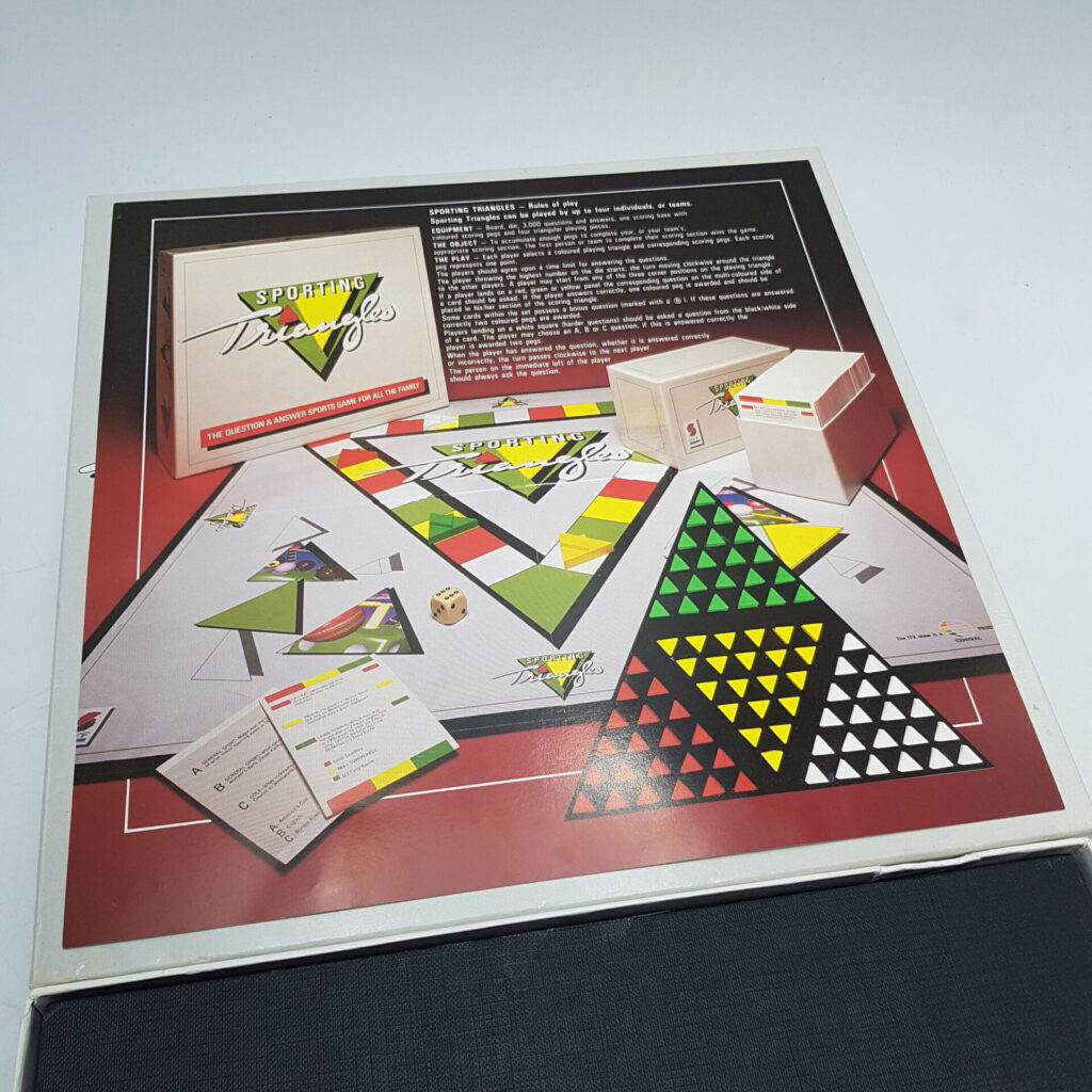 Vintage SPORTING TRIANGLES (1987) ITV Sport Family Quiz Game [VG+] Complete | Image 3