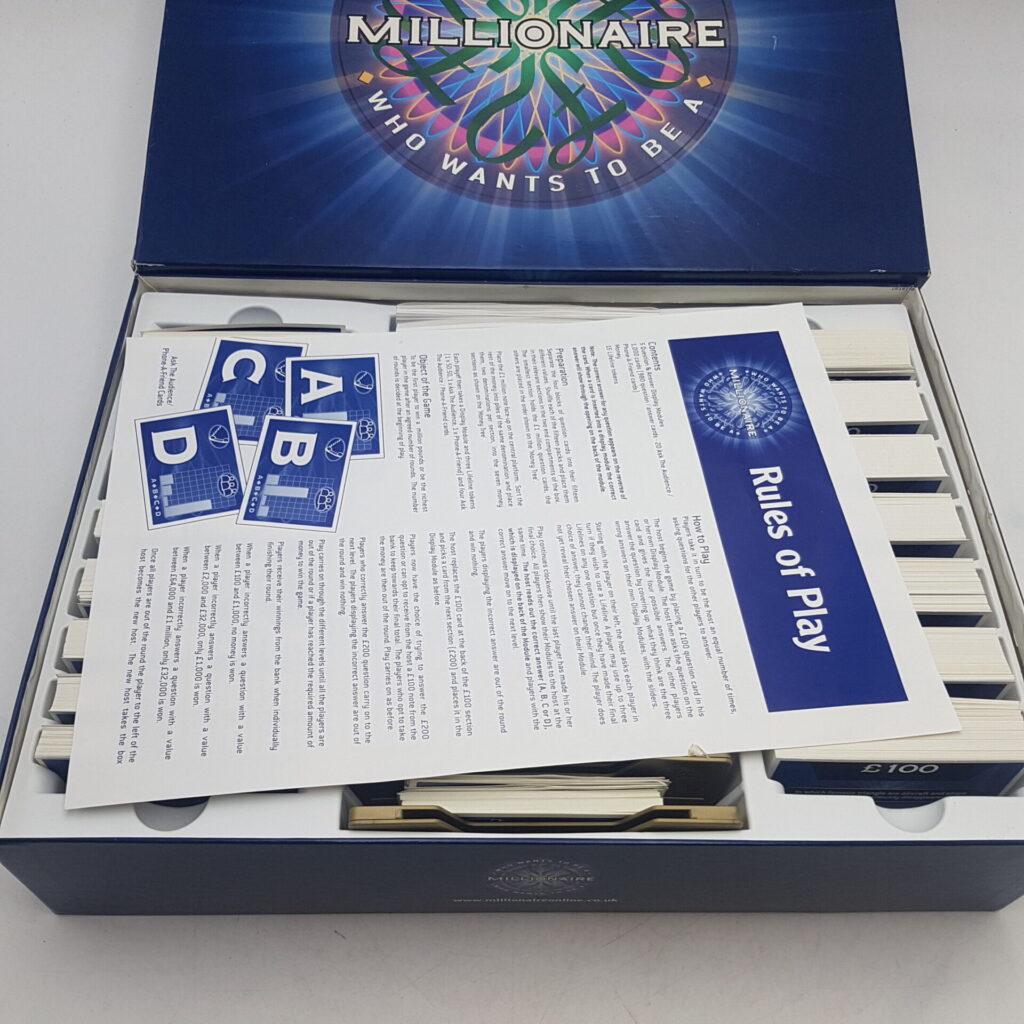 WHO WANT TO BE A MILLIONAIRE (1998) ITV Family Quiz Game [VG] Complete | Image 4