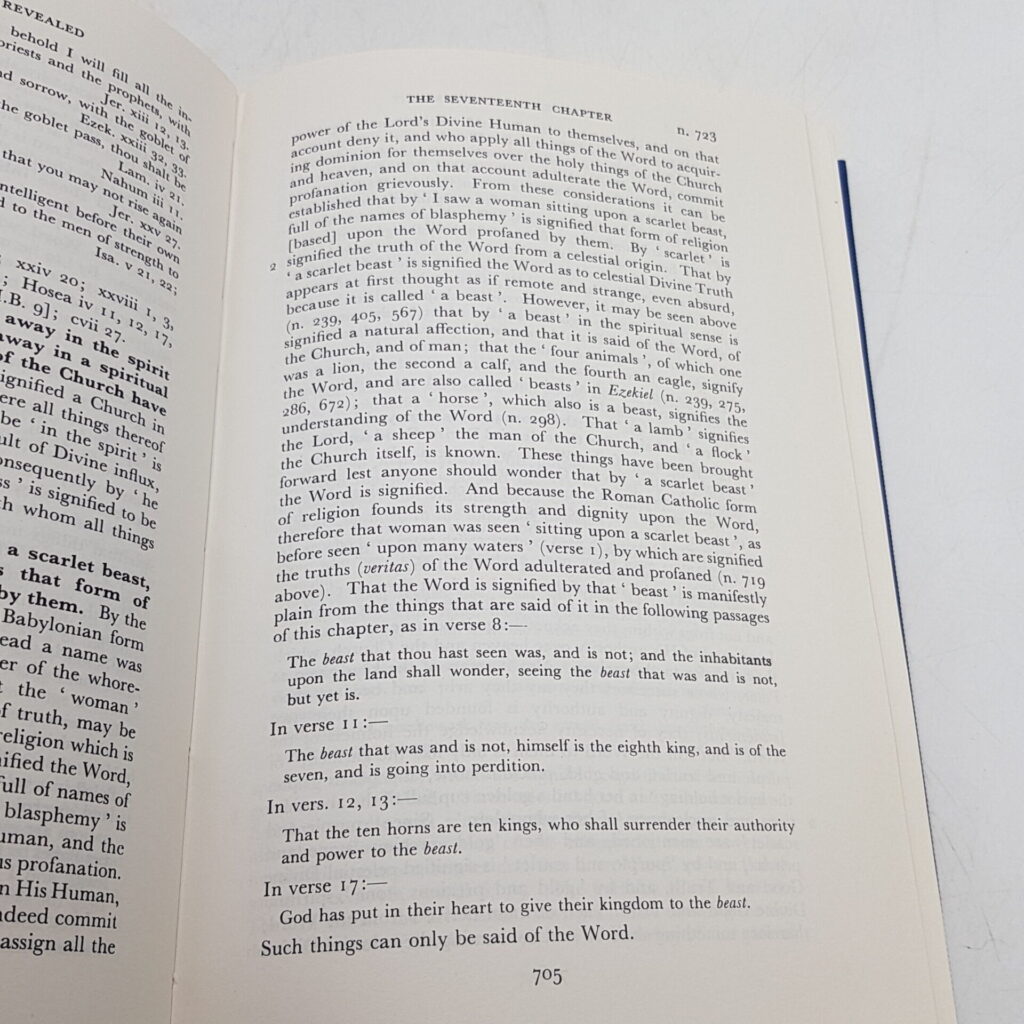 APOCALYPSE REVEALED Volume II (1970) Swedenborg Hardback [VG] 1st. Edition | Image 9