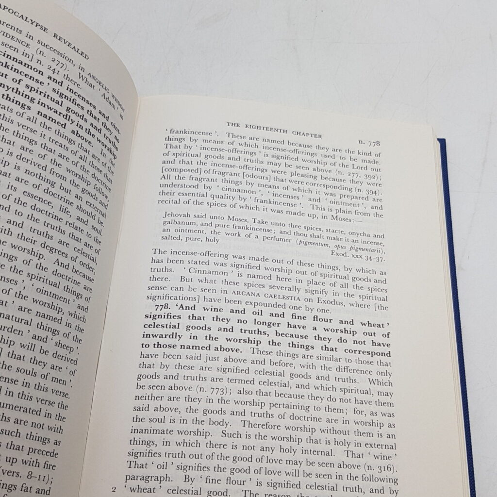 APOCALYPSE REVEALED Volume II (1970) Swedenborg Hardback [VG] 1st. Edition | Image 10