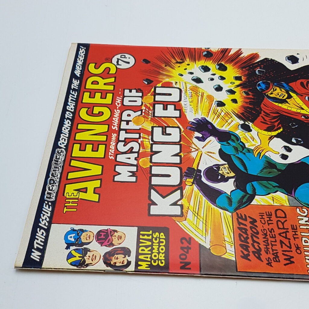 The Avengers Comic #42 July 6th 1974 Marvel UK [Near Mint] Starring Shang-Chi | Image 2
