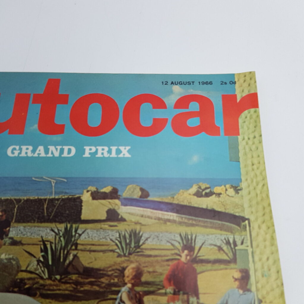 AUTOCAR Magazine 12th Aug. 1966 [G+] Singer Vogue Road Test & German Grand Prix | Image 2