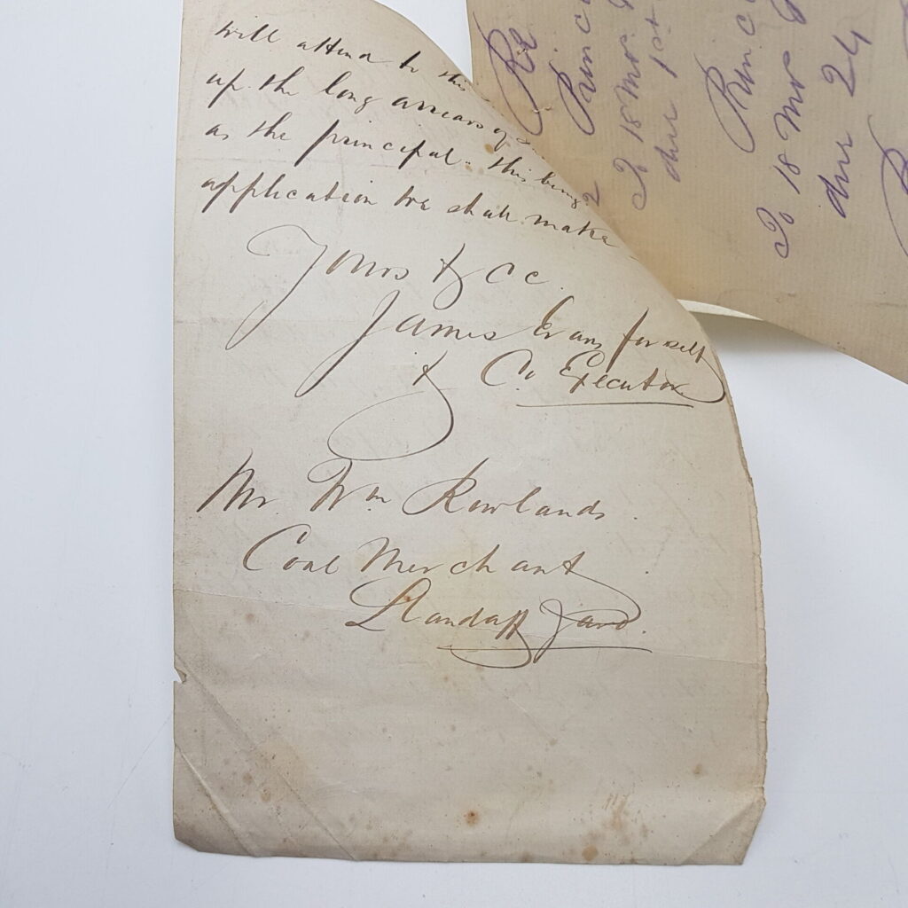 Antique Correspondence Solicitors Letter JAMES & CO. 8 Charles Street, Cardiff (1881) | Image 4