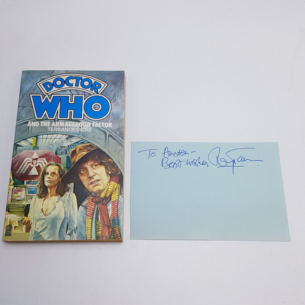 Doctor Who Signed MARY TAMM Autograph Book Page [Romana] Key to Time Season | Image 1