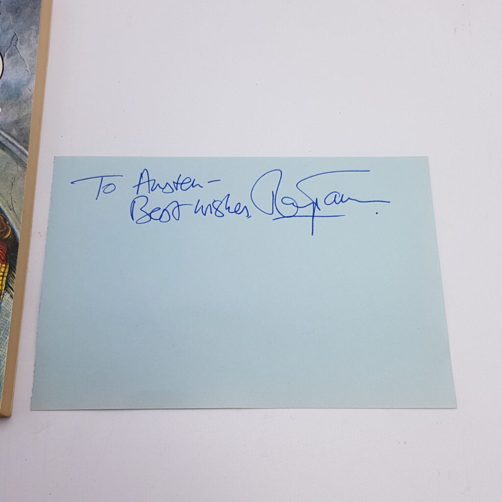 Doctor Who Signed MARY TAMM Autograph Book Page [Romana] Key to Time Season | Image 2