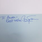 Doctor Who Signed MARY TAMM Autograph Book Page [Romana] Key to Time Season | Image 3