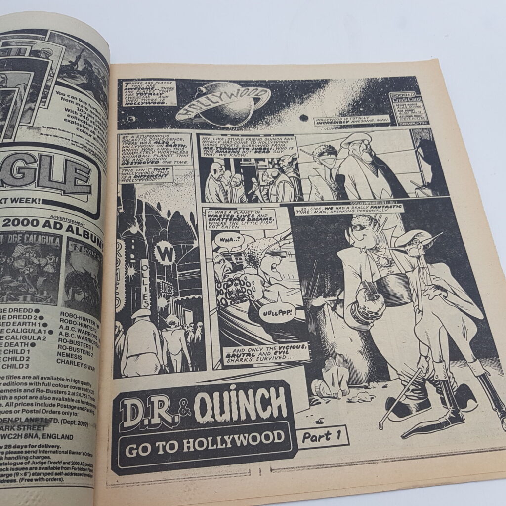 UK Vintage 2000AD Comic Featuring Judge Dredd - Prog 364 14th April, 1984 [VG] | Image 8