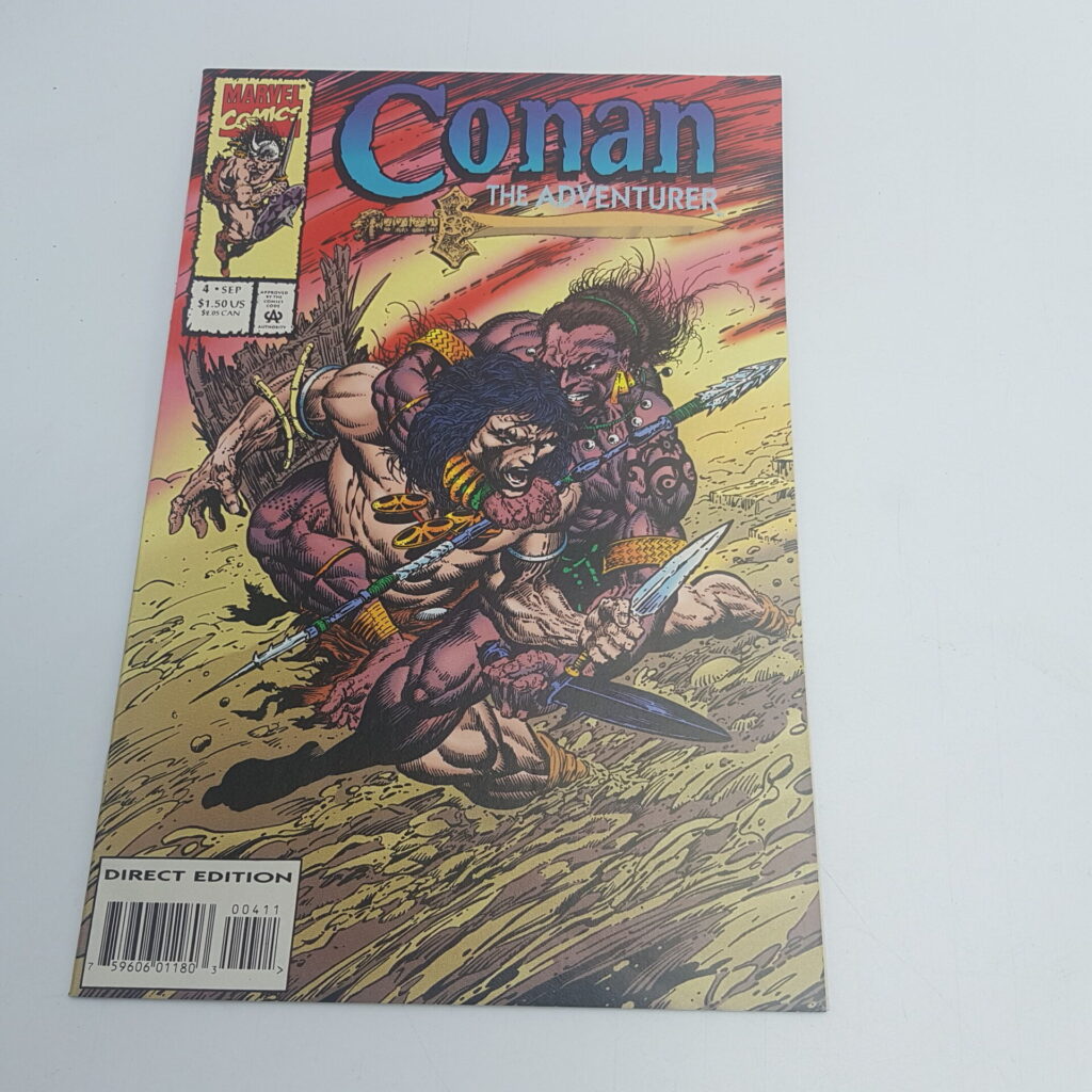 3x CONAN THE ADVENTURER Comics #2, 4 & 14 [VG+] USA Marvel (1994/5) | Image 2