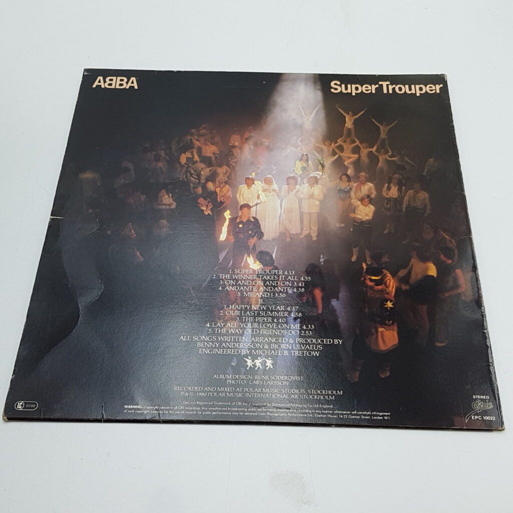 ABBA Super Trouper (1980) Epic EPC 10022 12