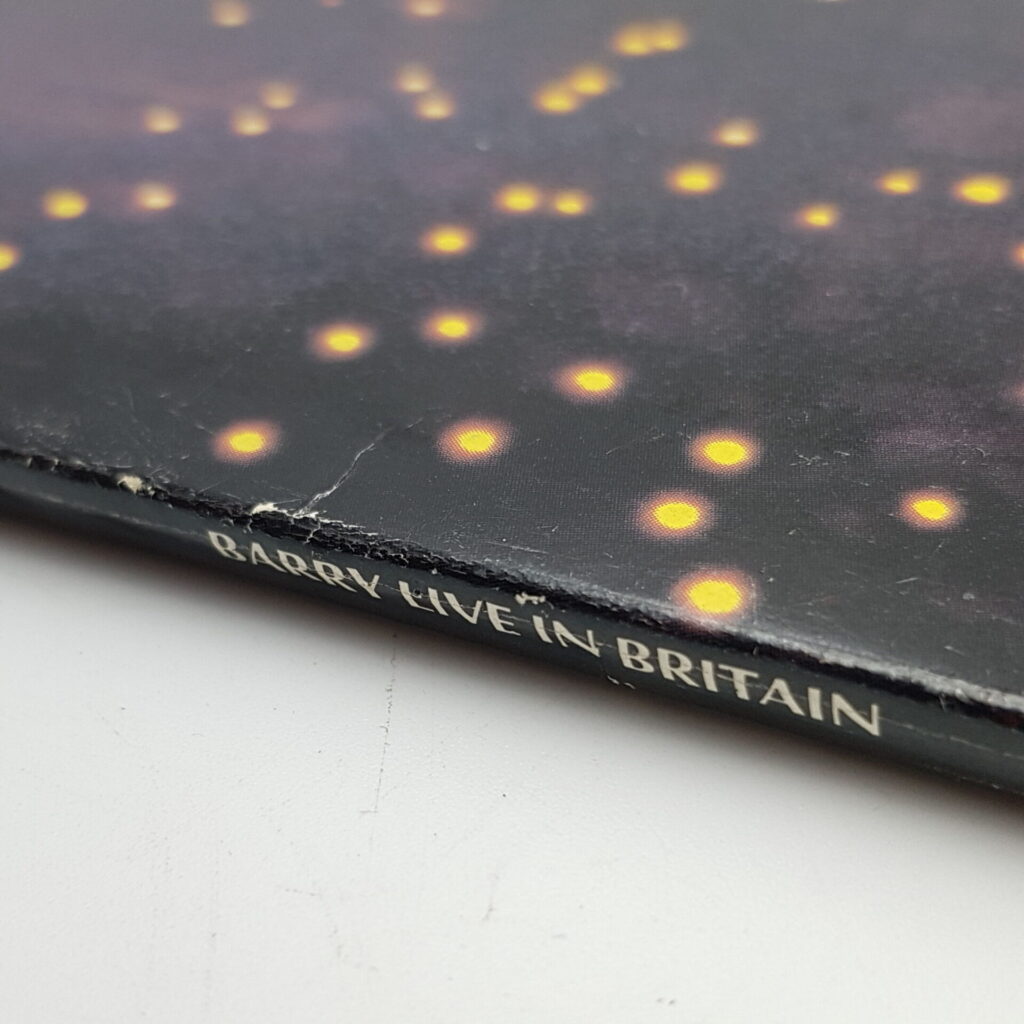 BARRY LIVE IN BRITAIN (1982) Barry Manilow LP Vinyl Record ARTV 4 [G+] | Image 3