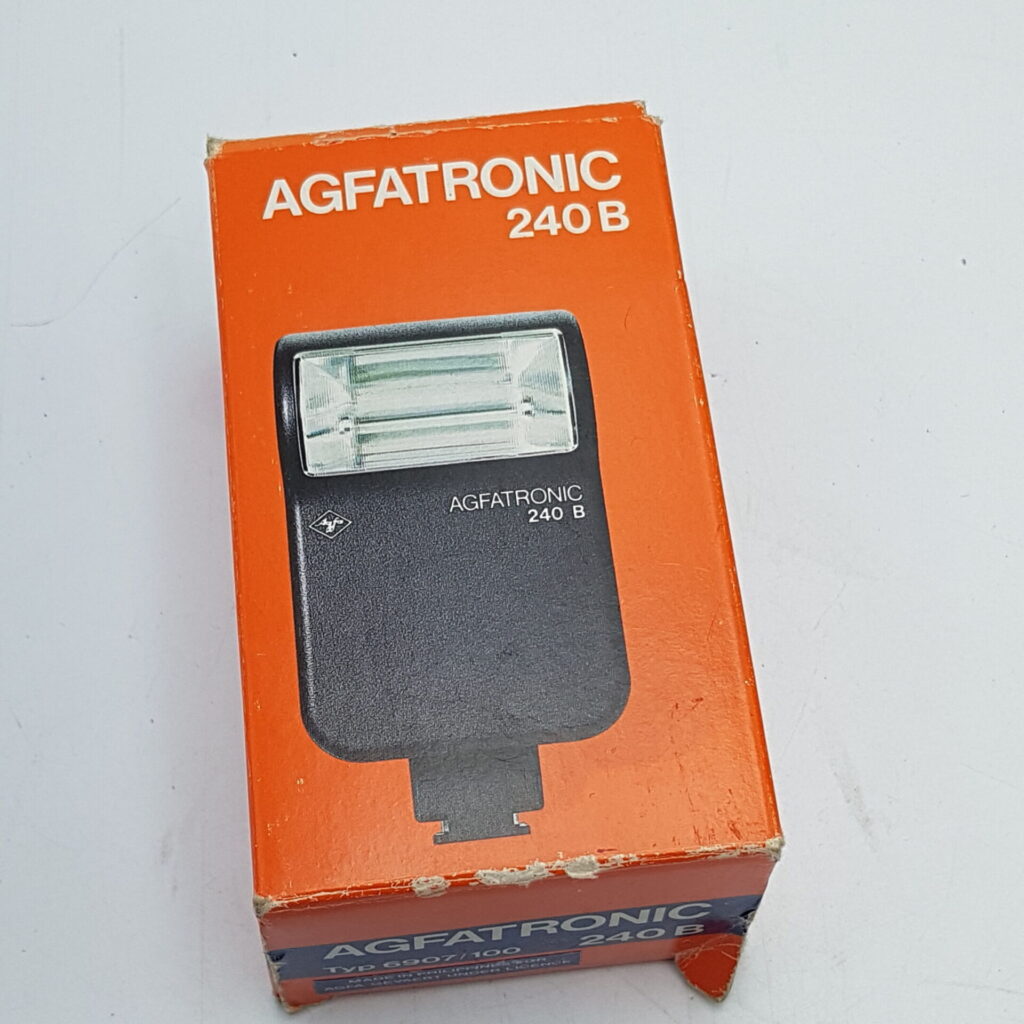 AGFA AGFATRONIC 240 B dispositivo de flash flash flash de foto flash de cámara externa luz 
