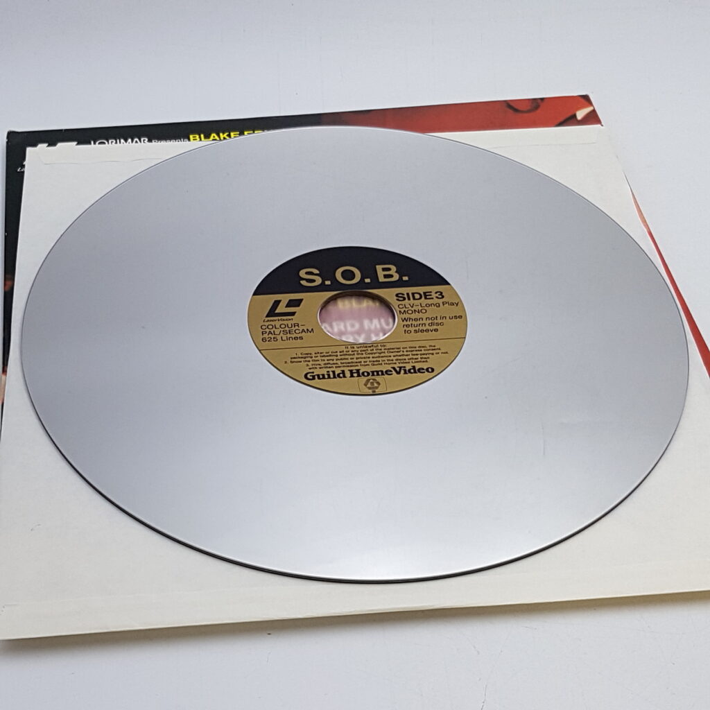 Blake Edwards' S.O.B. (1983) Double Laserdisc [VG+] Pre-Certificate | Guild Home Video | Image 6