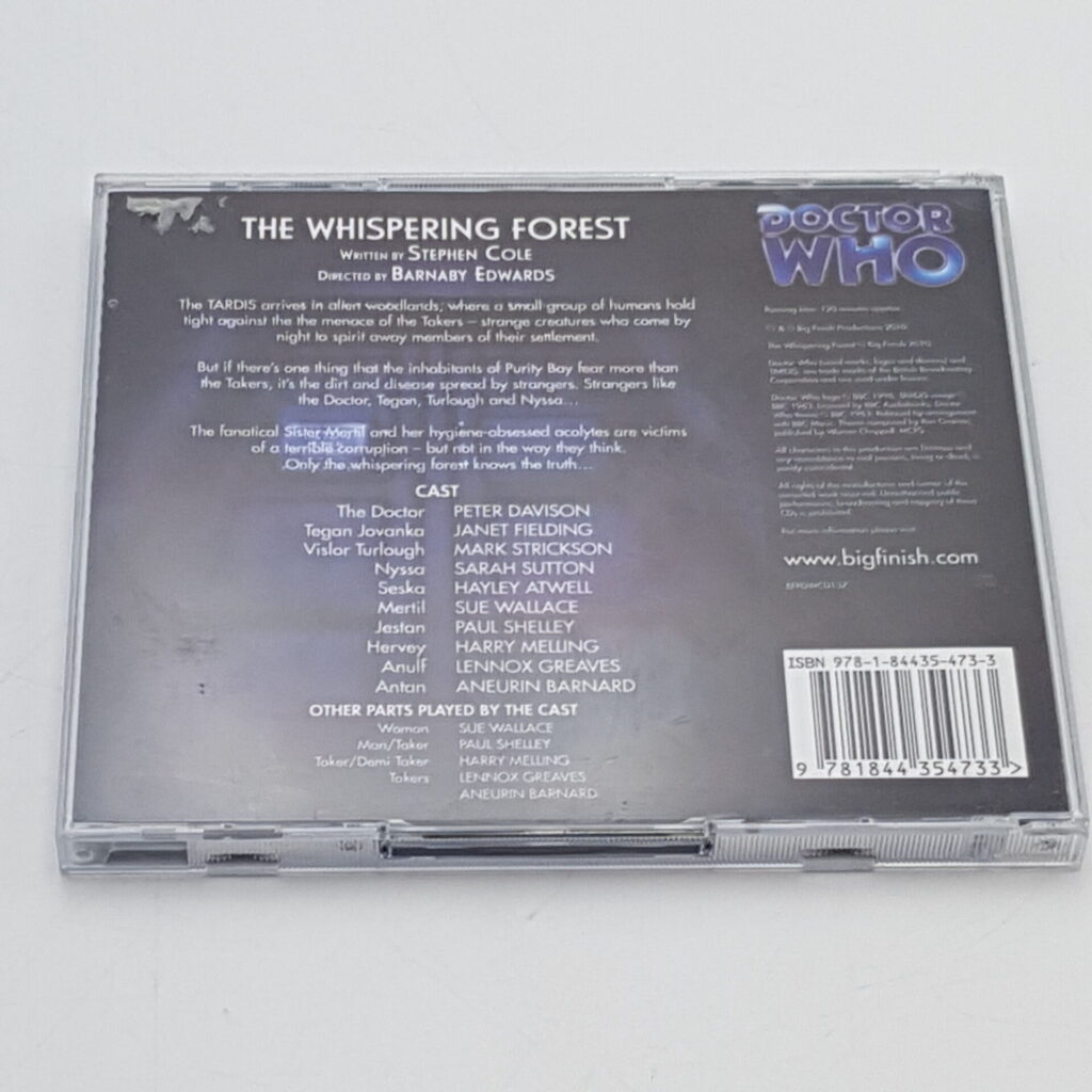 Doctor Who: The Whispering Forest (2010) Big Finish #137 CD Full Cast Audiobook | Image 3
