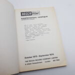 DECCA Group Records & Tapes Supplementary Catalogue #3 Oct 1973 - Sept 1973 [G] | Image 4