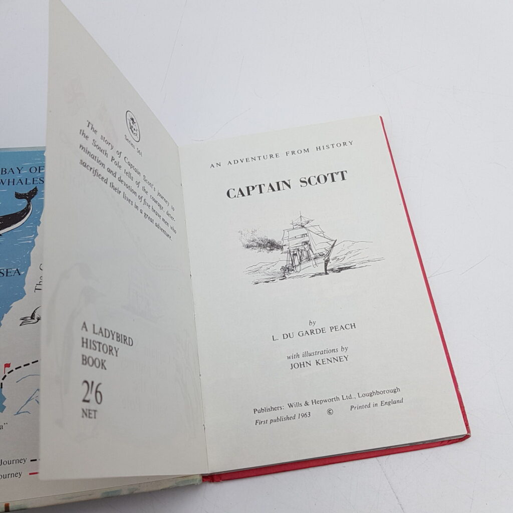 Captain Scott: An Adventure from History Ladybird Book (Mid 60's) 2'6 Price [No DJ] G+ | Image 6