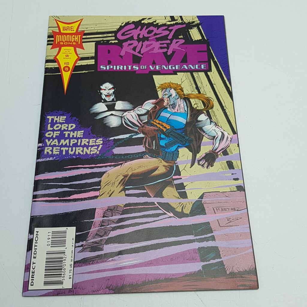 Ghost Rider Blaze: Spirits of Vengeance Comic #19 Feb. 1994 [VG+] Marvel Comics | Image 1