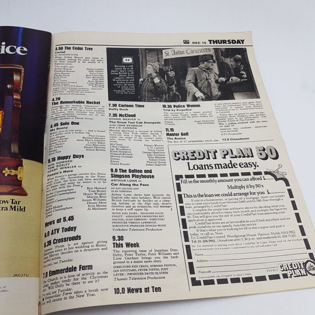 TV Times Magazine Dec. 8th, 1977 [G+] Prince Charles | Jubilee! Royal Celebrations | Image 8