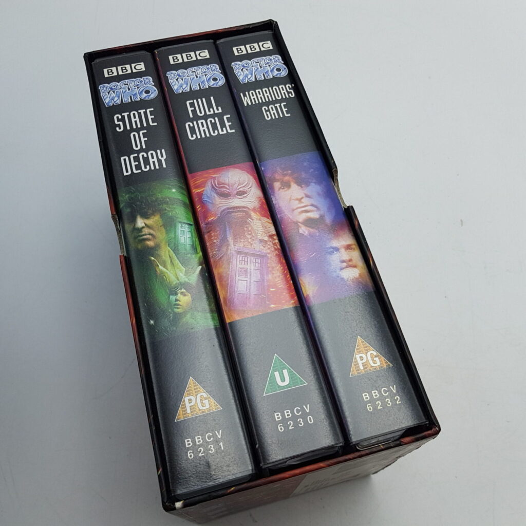 Doctor Who: The E-Space Trilogy (1997) VHS Video Box Set [VG+] UK PAL | Season 18 | Image 8