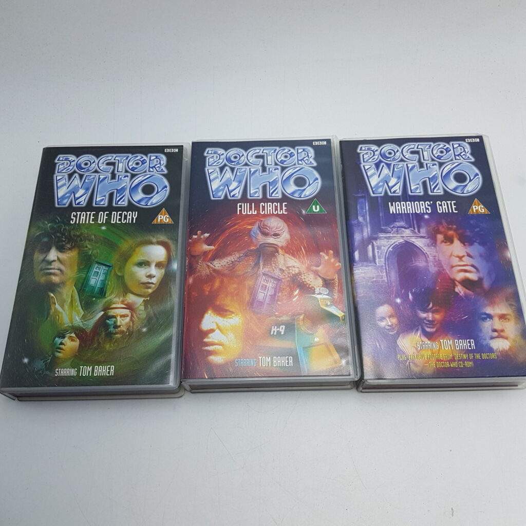 Doctor Who: The E-Space Trilogy (1997) VHS Video Box Set [VG+] UK PAL | Season 18 | Image 9