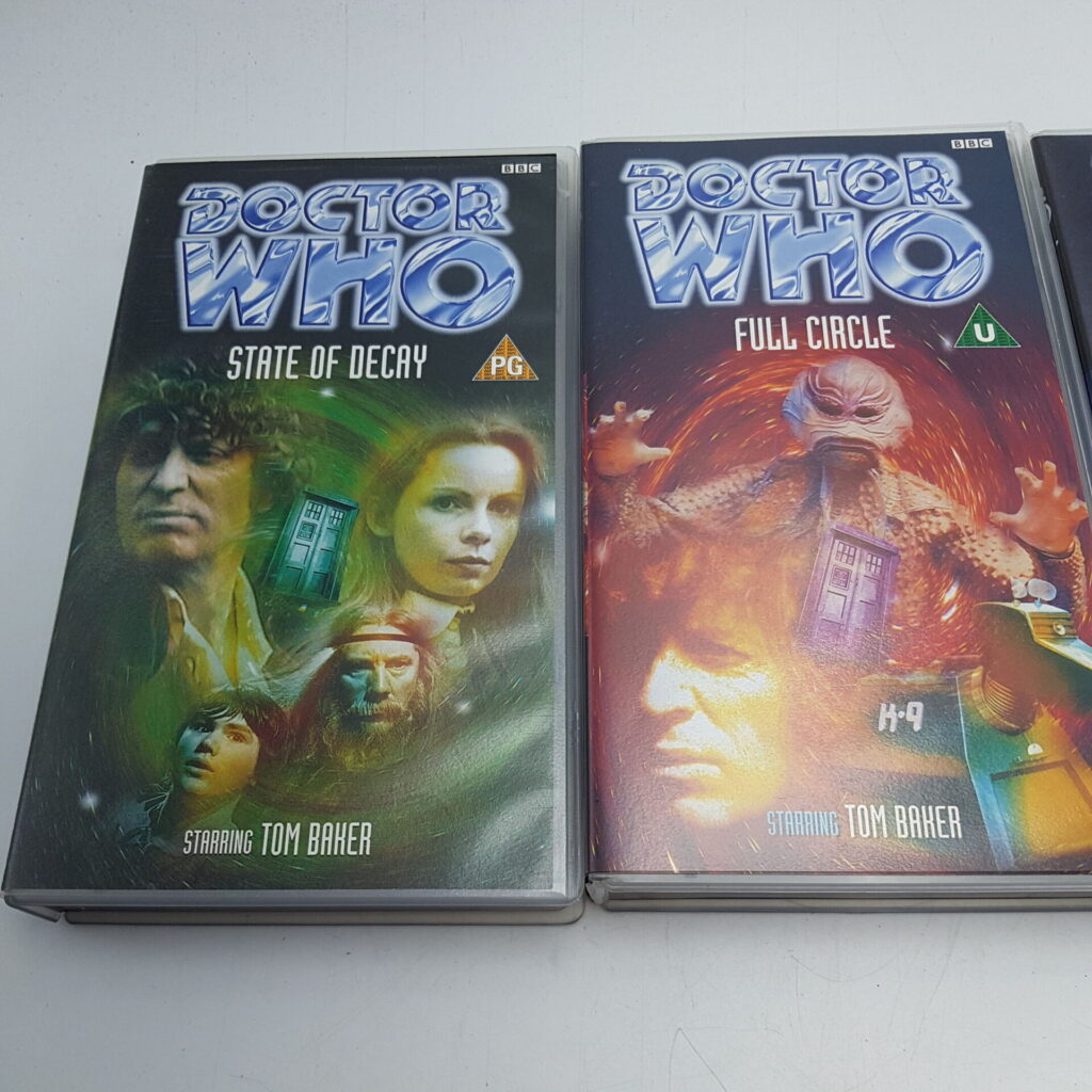 Doctor Who: The E-Space Trilogy (1997) VHS Video Box Set [VG+] UK PAL | Season 18 | Image 10
