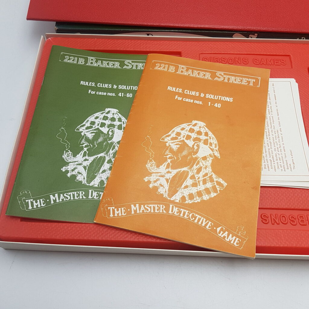221B Baker Street: The Master Detective Game (1975) Gibsons [Complete] G | Image 6
