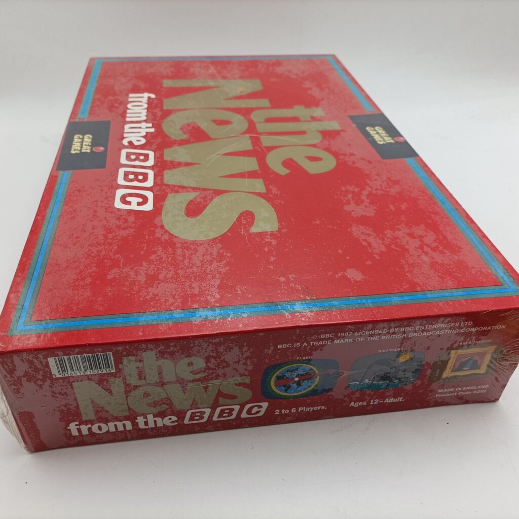 Vintage 'News from the BBC' Family Strategy Game (1987) Great Games [Factory Sealed] | Image 3