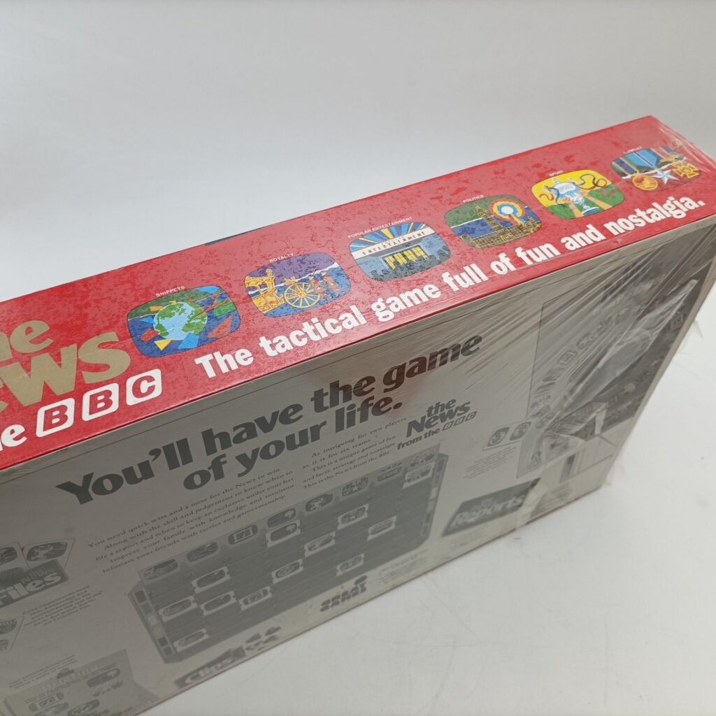 Vintage 'News from the BBC' Family Strategy Game (1987) Great Games [Factory Sealed] | Image 4