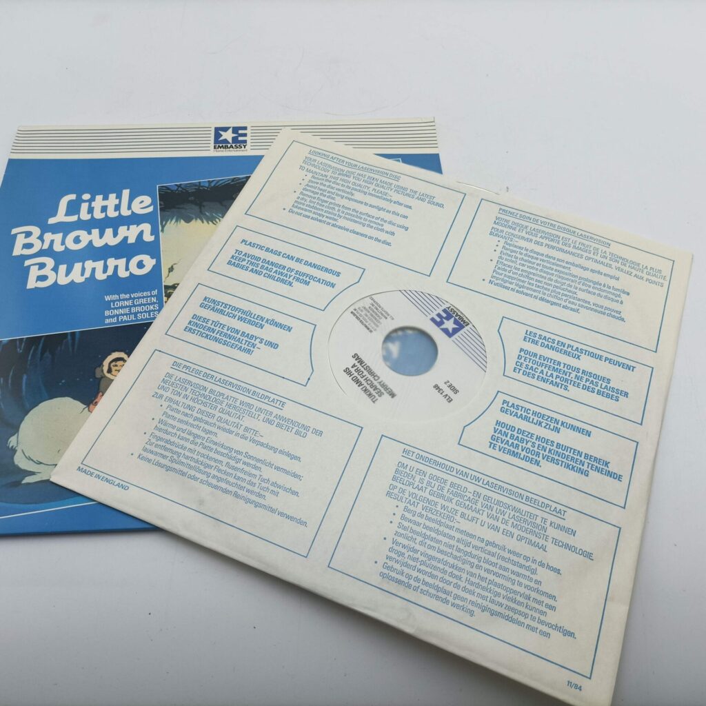 Little Brown Burro & Tukiki Search for a Merry Christmas (1984) Pre-Cert Laserdisc [G+] | Image 3