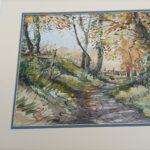 Original Watercolour Painting by John Michael Webster | Autumn Woodland Walk [G+] 48x 30cm | Image 3