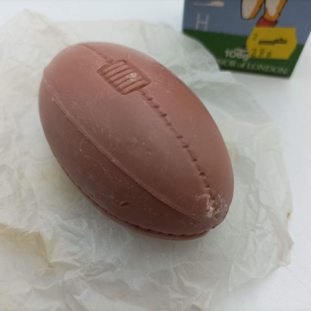 Vintage 1970's Boxed 'Rugby Ball' Novelty Soap [G+] 106g Grosvenor of London | Image 4