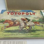 Vintage 1940's Waddington's TOTOPOLY Horse Training Game (1949) Metal Horses [G] | Image 3