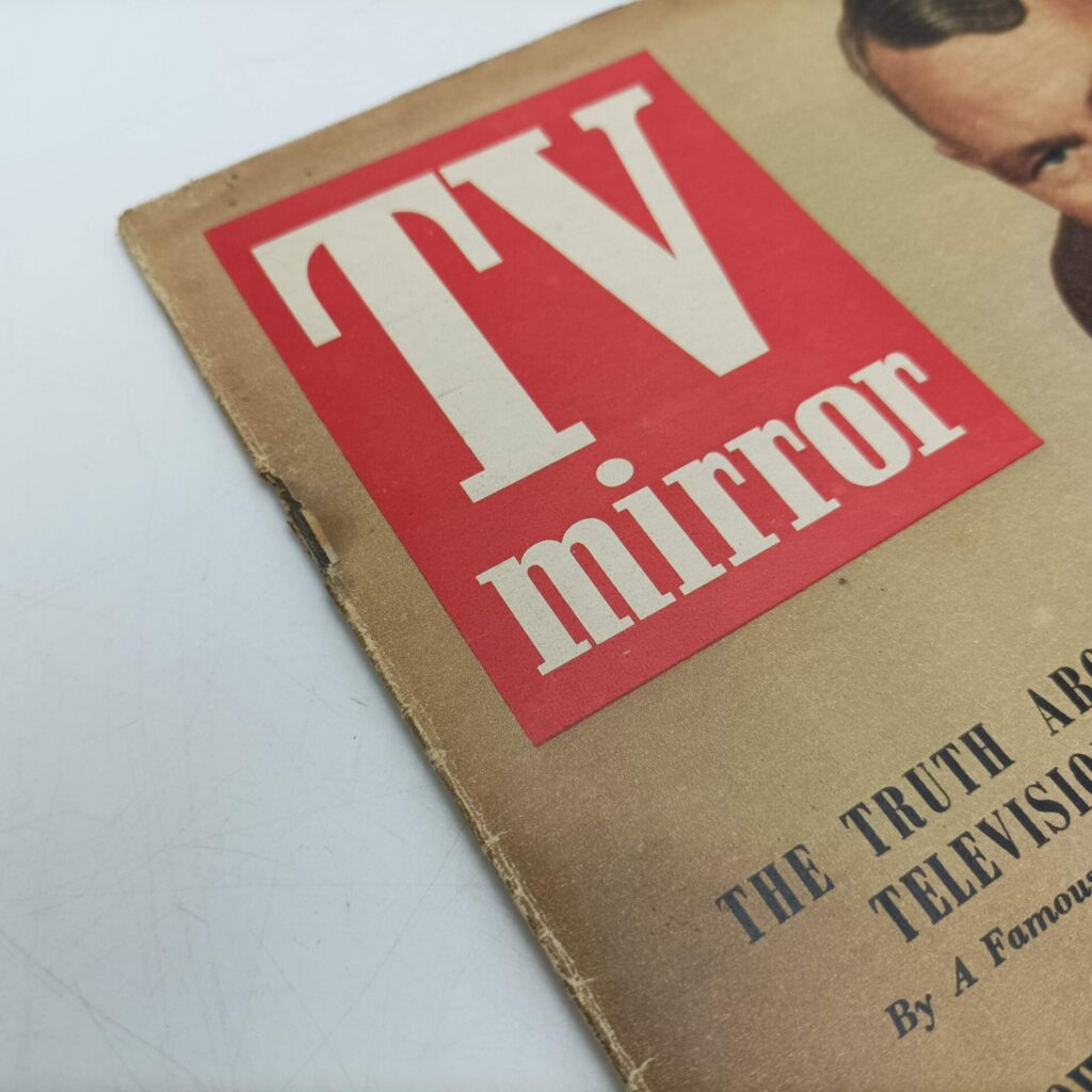 Vintage UK 'TV Mirror' Magazine February 6th, 1954 [F] George Cansdale Cover | Image 2