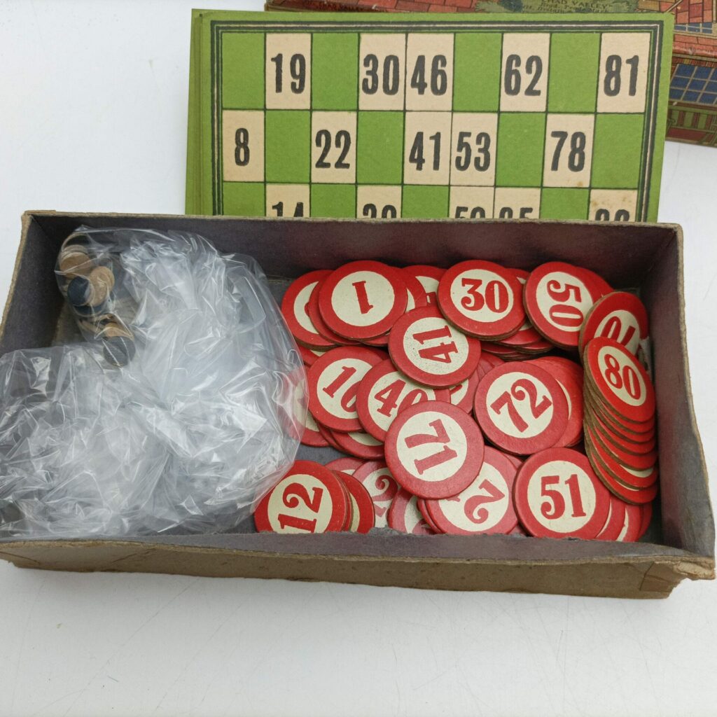 LOTTO or HOUSE by Chad Valley Vintage 1950's Boxed Game [G] Bingo | Image 8