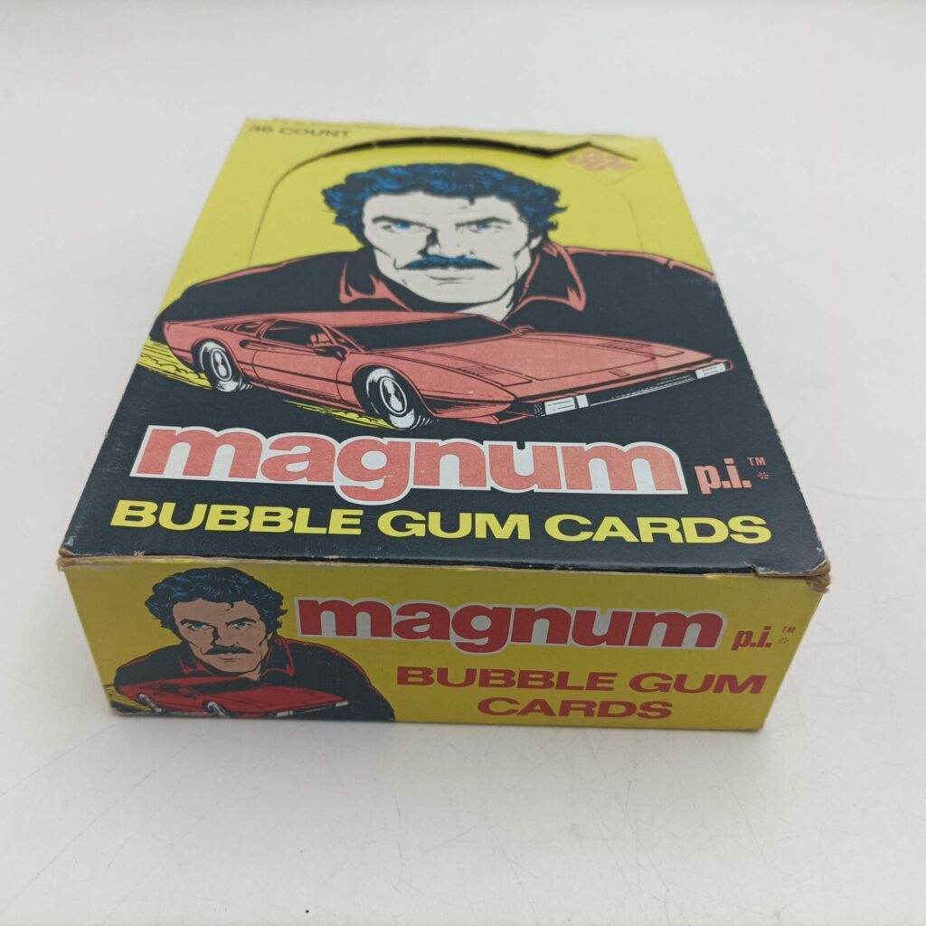 Vintage 1980's MAGNUM P.I Bubble Gum Cards Empty Display Box USA [G+] Tom Selleck | Image 2