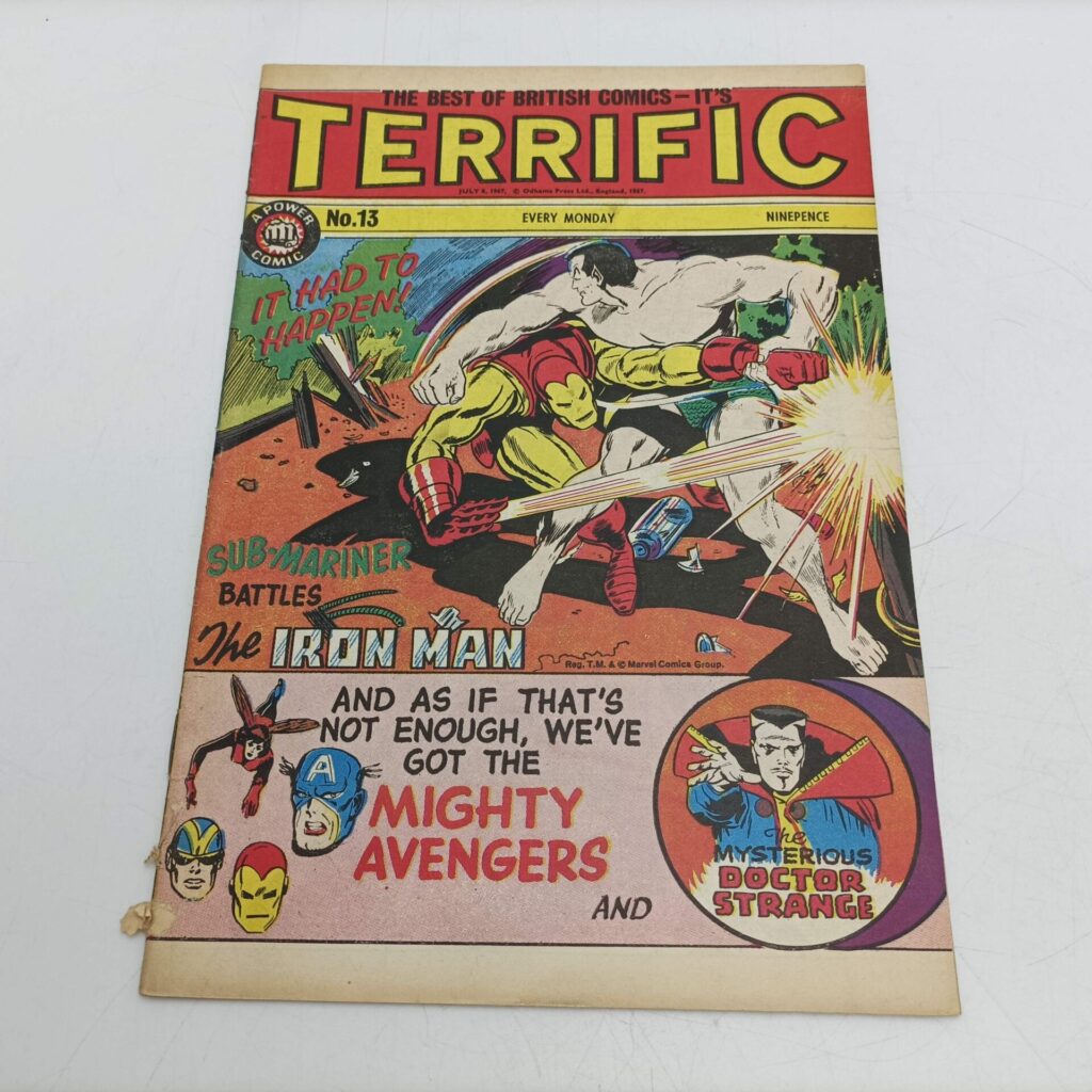 UK It's Terrific Comic #13 July 8th 1967 [G+] Marvel | Sub-Mariner Battles Iron Man | Image 1
