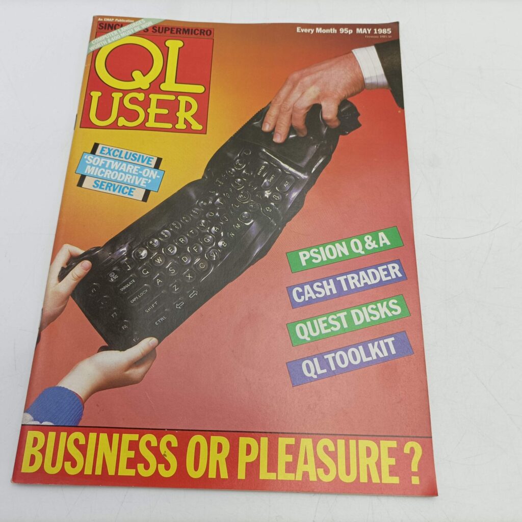 Vintage Sinclair 'QL User' Magazine March 1985 [G+] AI on the QL Article / Listing | Image 1