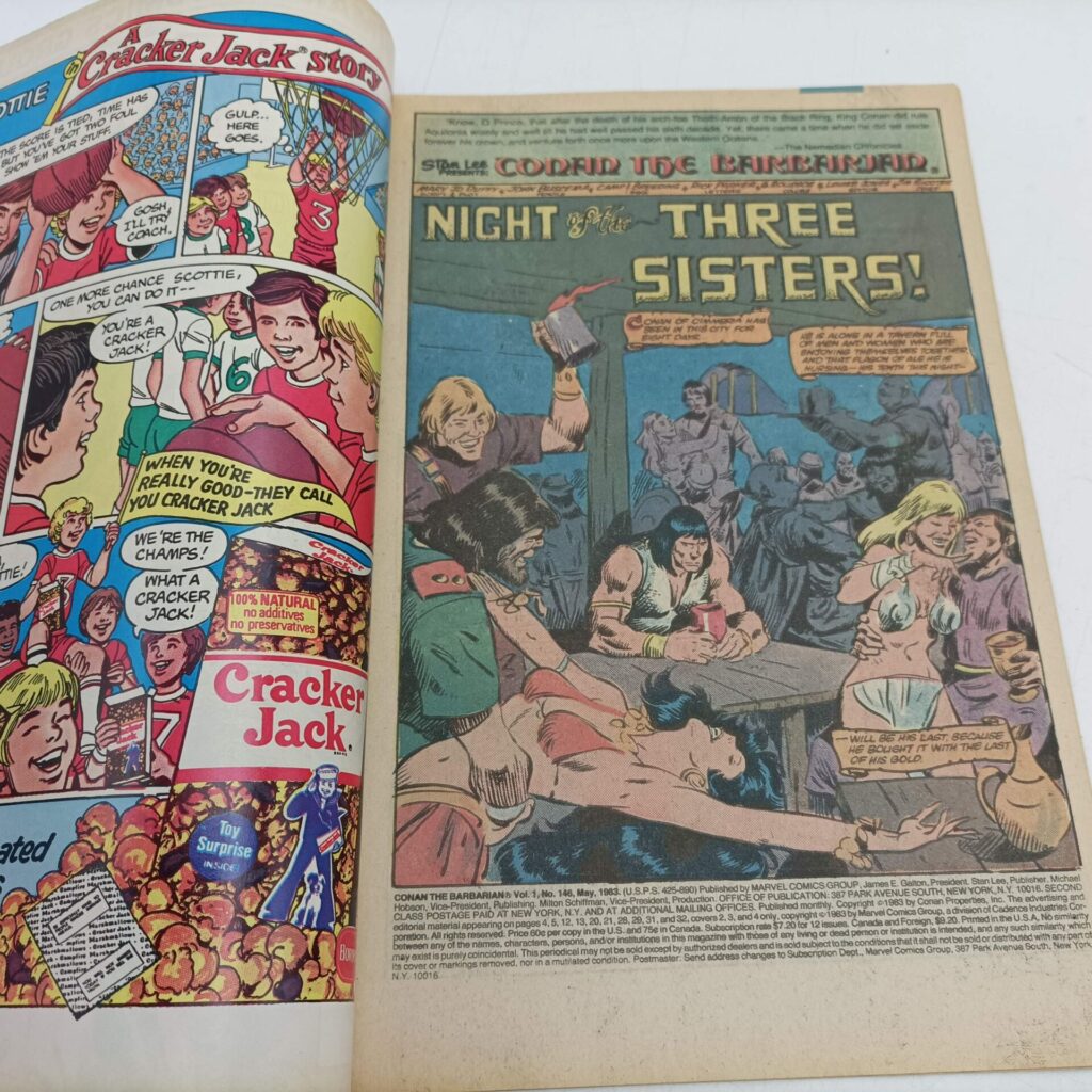 Marvel 'Conan the Barbarian' Comic #146 May 1983 [G+] Night of the Three Sisters | Image 3
