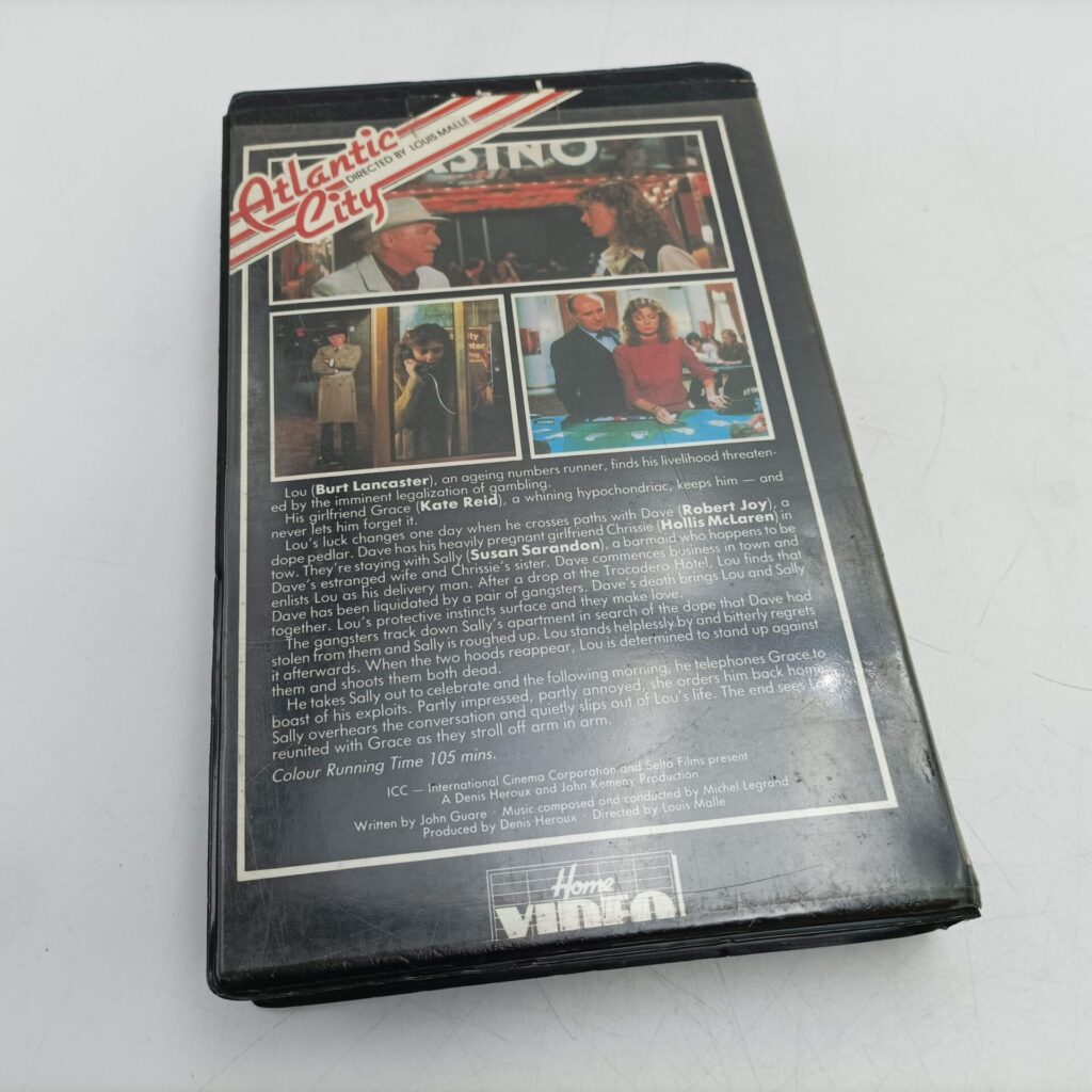 Atlantic City (1980 ) Pre-Cert Betamax Video [G] Burt Lancaster & Susan Sarandon | Image 4
