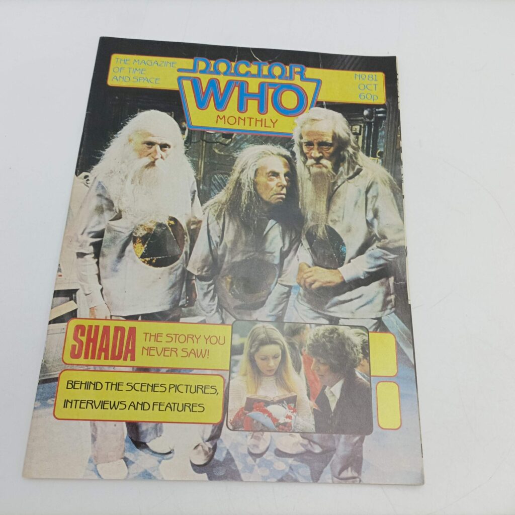 Doctor Who Monthly #81 October, 1983 UK [G+] Shada | The King's Demons | Image 1