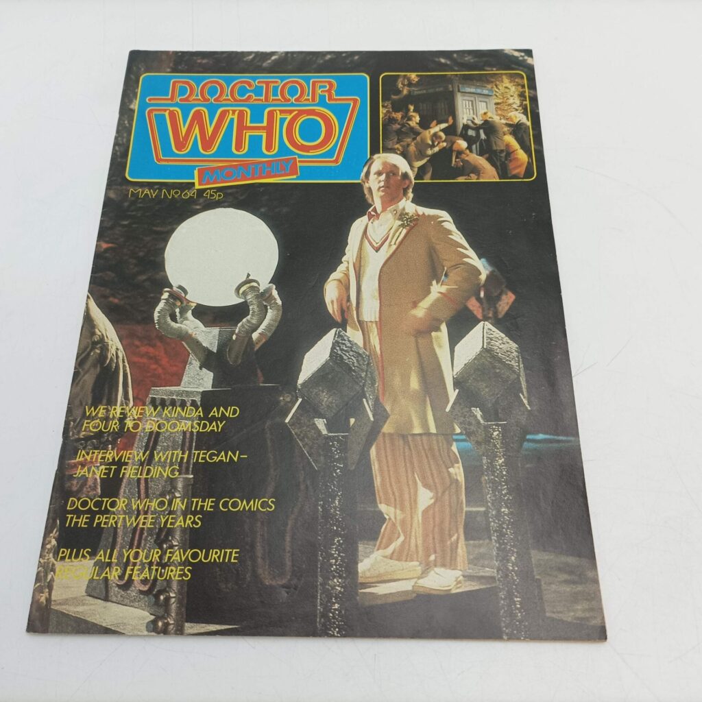 UK Doctor Who Monthly #64 May, 1982 [VG] Kinda Review | Colour Pin-Up Intact | Image 1