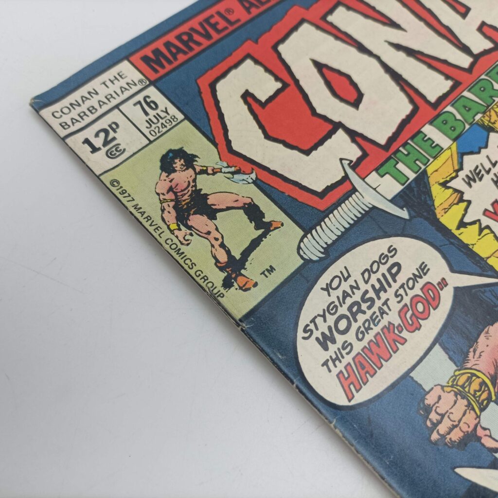 Marvel US 'Conan the Barbarian' Comic #76 July, 1977 [G] Swordless in Stygia | Image 2