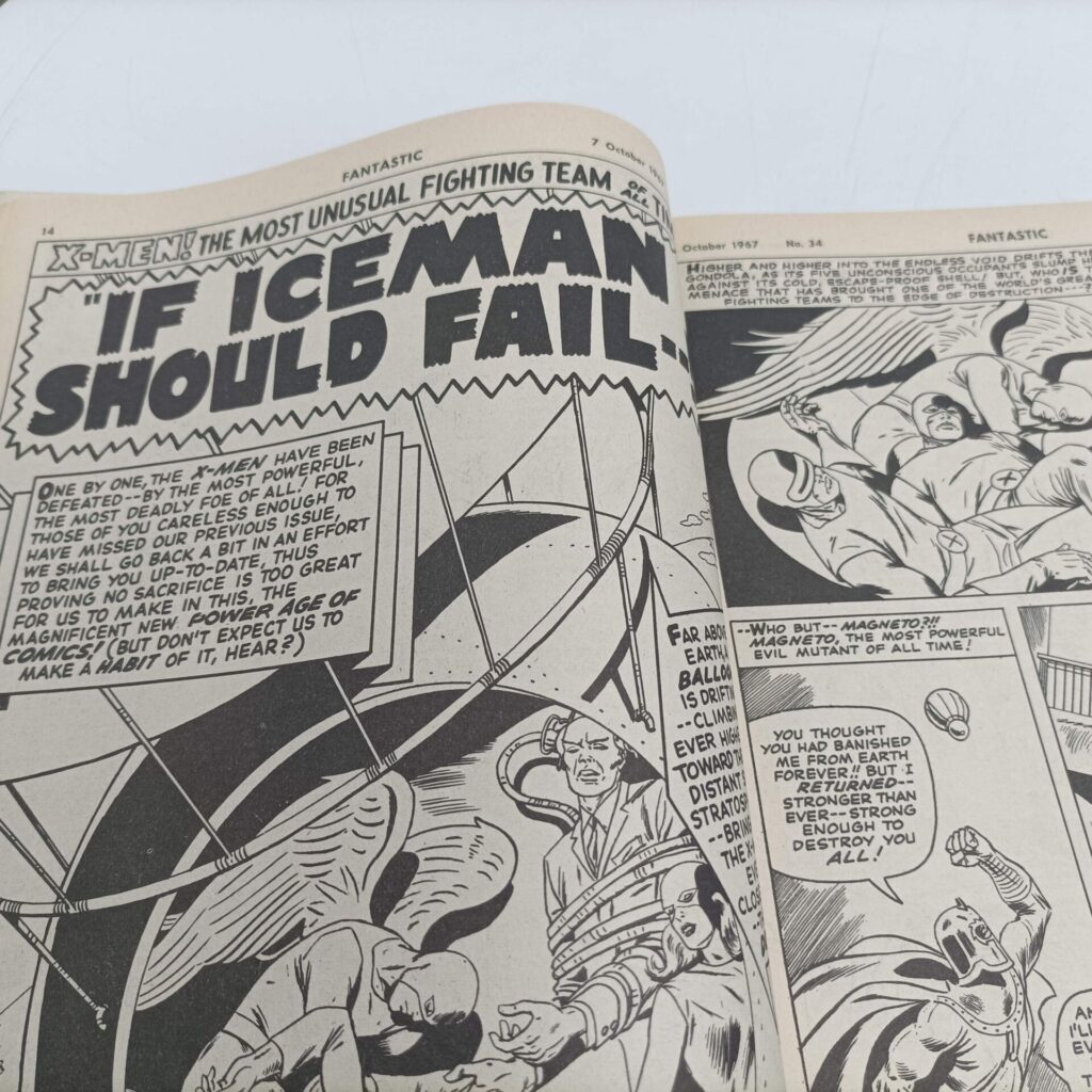 Fantastic Comic #34 Oct. 7th 1967 [G+] Marvel | X-Men: If Iceman Should Fail | Image 6