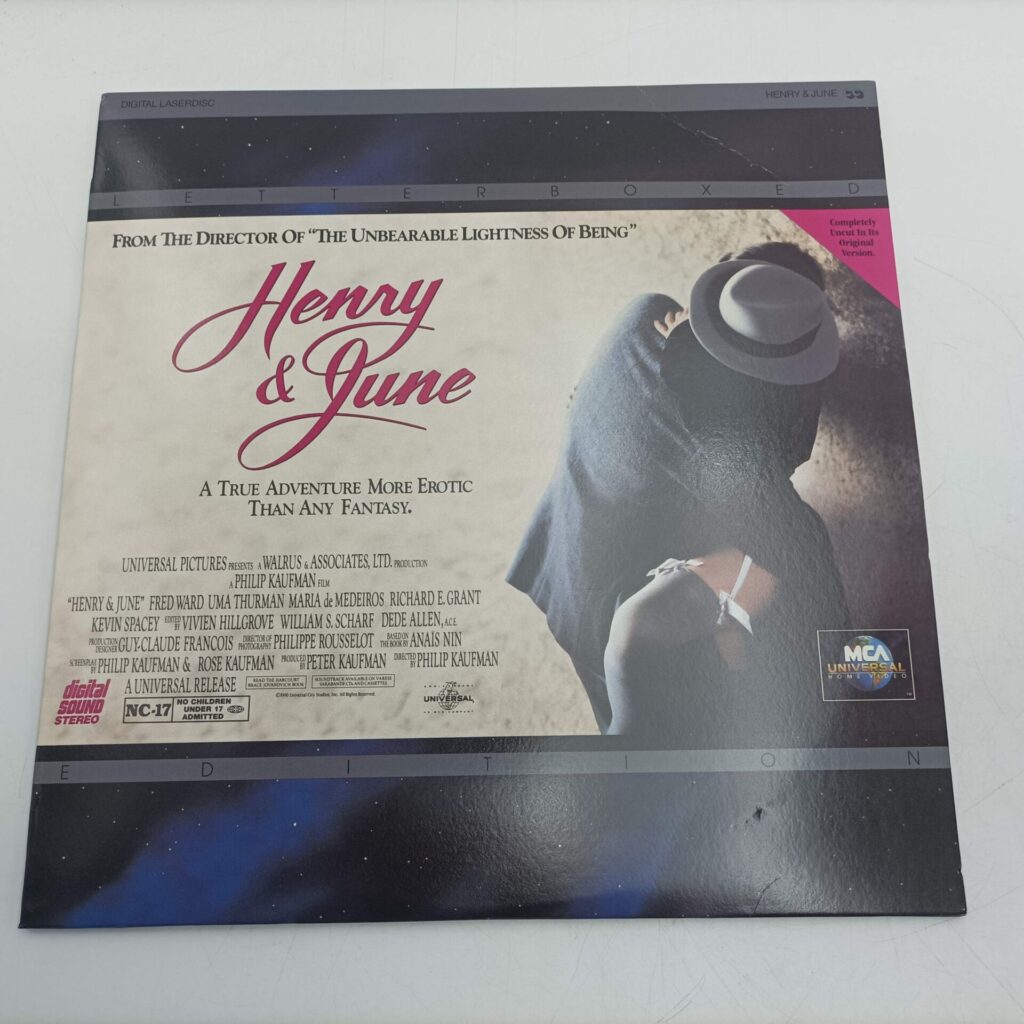 Henry and June (1991) Laserdisc [G+] MCA Universal Video | Uma Thurman | Image 1