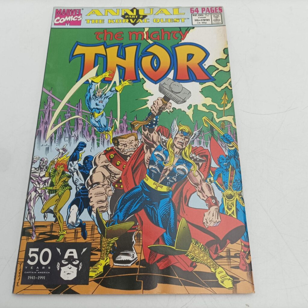 THE MIGHTY THOR Comic Annual #18 (1991) 64 Pages [G+] Marvel US Comics | Image 1
