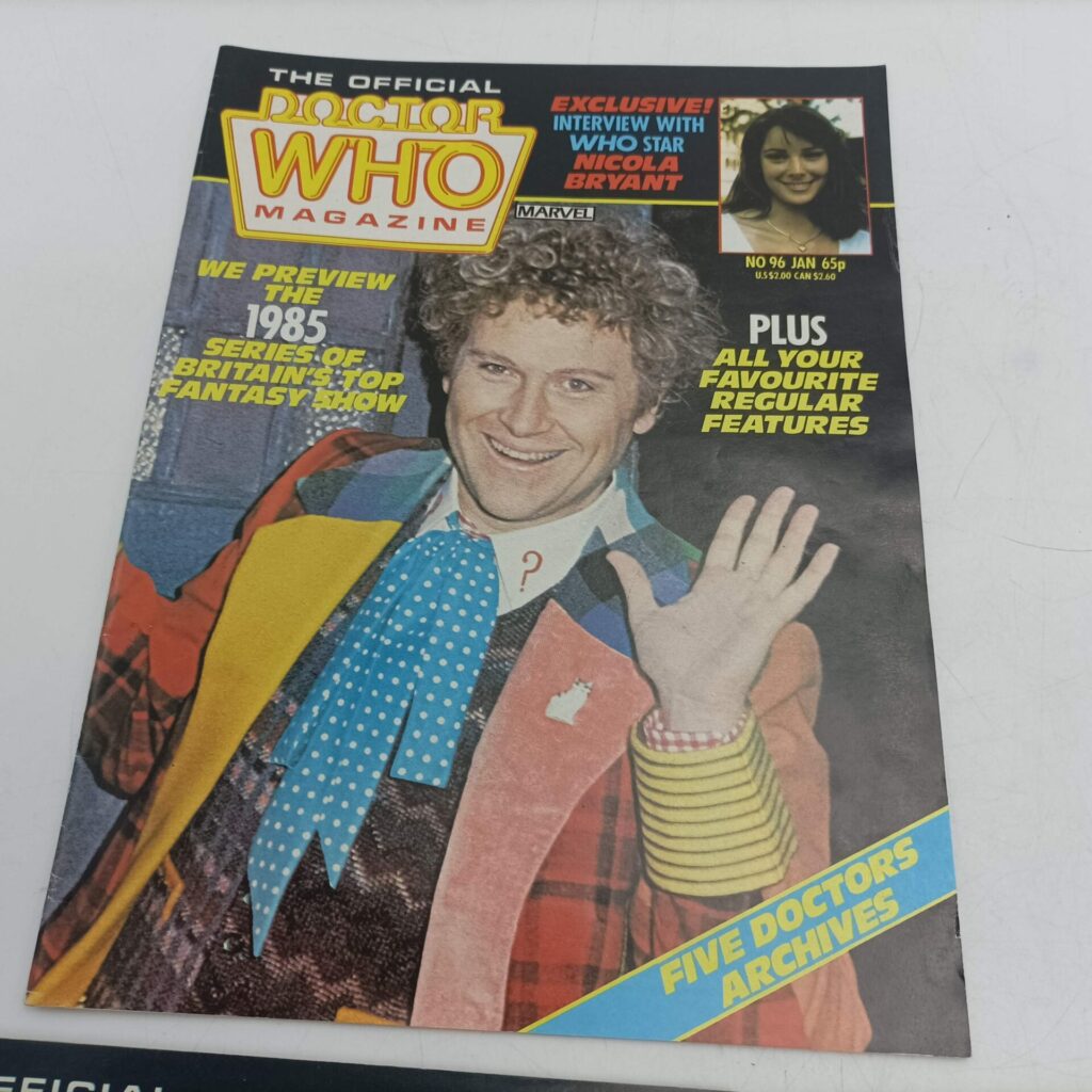 4x Doctor Who Magazine #96-99 (1984) Colin Baker, Nicola Bryant | Cybermen [VG+] | Image 5