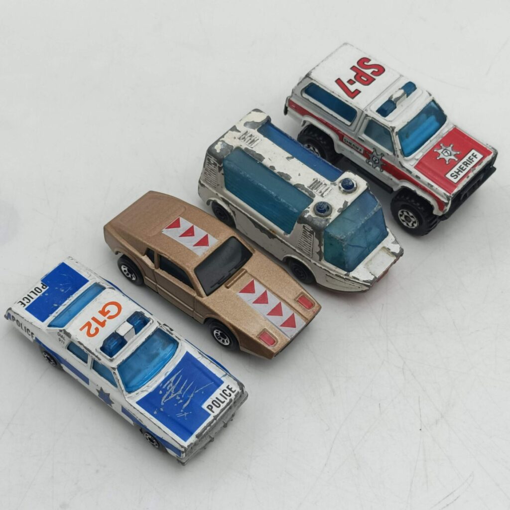 Vintage 4x Matchbox Cars / Vehicles (Mixed Condition) Super G.T. | Chevy Blaster | Image 1