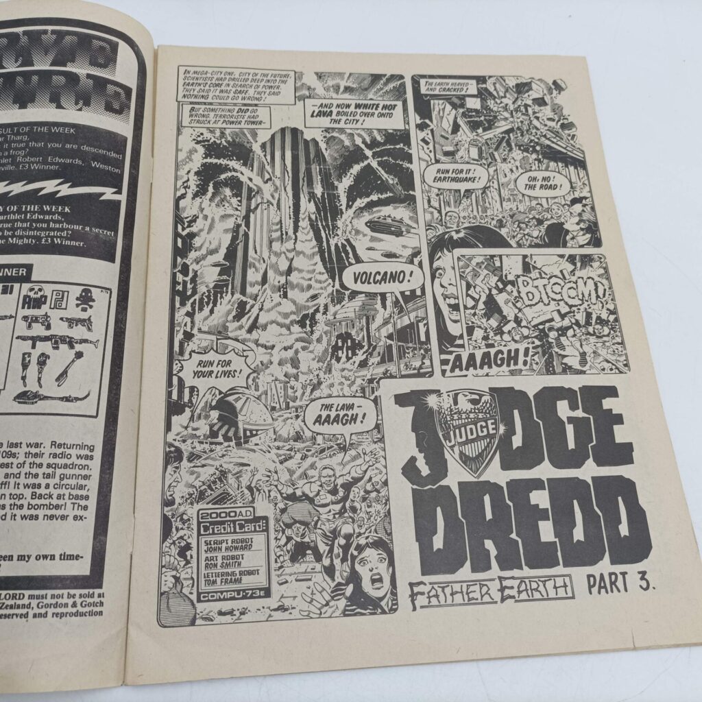 2000AD and Starlord Comic Prog 124 4th August 1979 [G+] Kil-Gor | Judge Dredd | Image 4