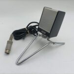 Vintage 1960's Akai ADM-5 50kΩ Dynamic Microphone & Desk Stand [G] 5 Pin DIN | Image 1