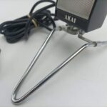Vintage 1960's Akai ADM-5 50kΩ Dynamic Microphone & Desk Stand [G] 5 Pin DIN | Image 3